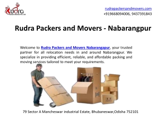 Packers and movers in Nabarangpur