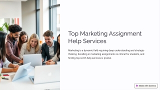 Top-Marketing-Assignment-Help-Services