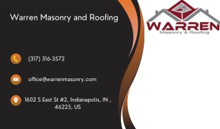 Warren Masonry and Roofing