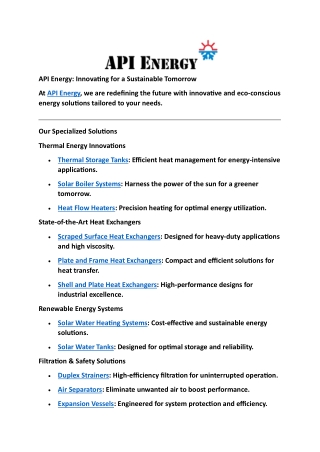 API ENERGY