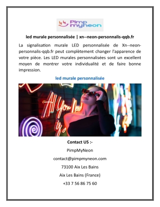 led murale personnalisée  xn--neon-personnalis-qqb.fr