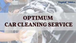 Optimum Car Cleaning Service