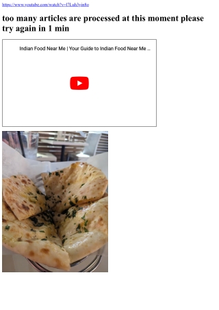 Indian Food and Society: What You have to know