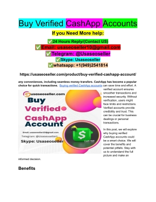 Buy Verified CashApp Accounts (2)