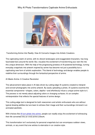 WhyAIPhotoTransformationsCaptivateAnimeEnthusiasts