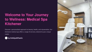 Medical spa Kitchener