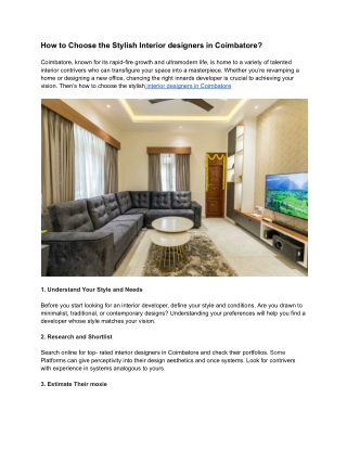 _Interior designers in Coimbatore (1)