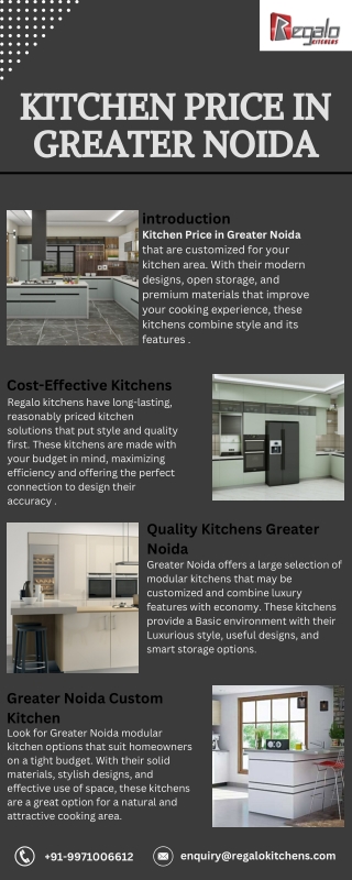 Kitchen Price In Greater Noida