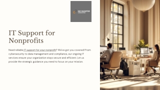 IT support nonit support non profit profit