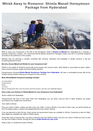 Whisk Away to Romance