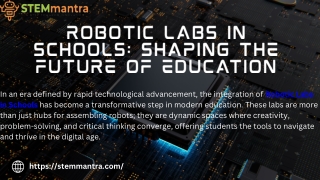 Robotics Labs in School | Innovative STEM Learning Solutions