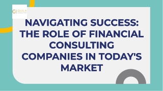 Financial Consulting Companies - QUILA Consulting