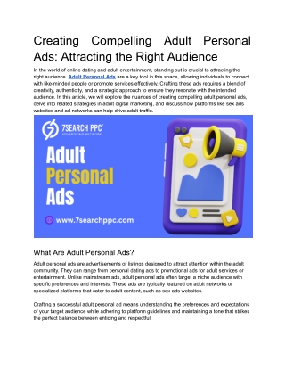 Creating Compelling Adult Personal Ads_ Attracting the Right Audience