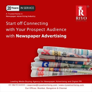 Start off Connecting with Your Prospect Audience with Newspaper Advertising