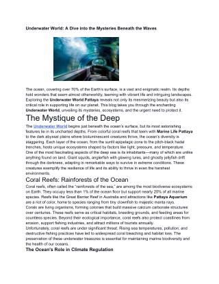 Underwater World (1)