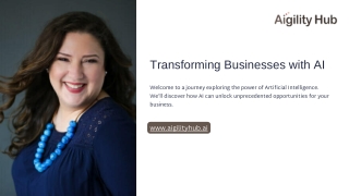 Transforming Businesses with AI
