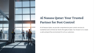 Professional Pest Control Services in Qatar | Al Nasasa Qatar