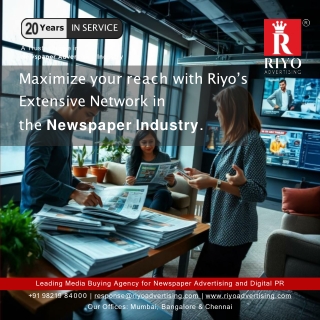 Maximize your reach with Riyo’s Extensive Network in the Newspaper Industry