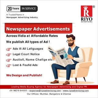 Newspaper Advertisements