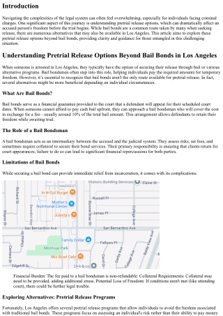 Understanding Pretrial Release Options Beyond Bail Bonds in Los Angeles