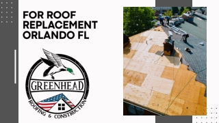 For Roof Replacement Orlando FL