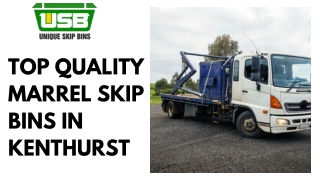 Top Quality Marrel Skip Bins in Kenthurst