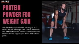 Protein Powder for Weight Gain