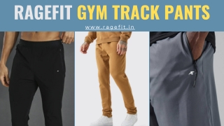 RageFit Reveals New Gym Track Pants: Stay Fit, Stay Fashionable