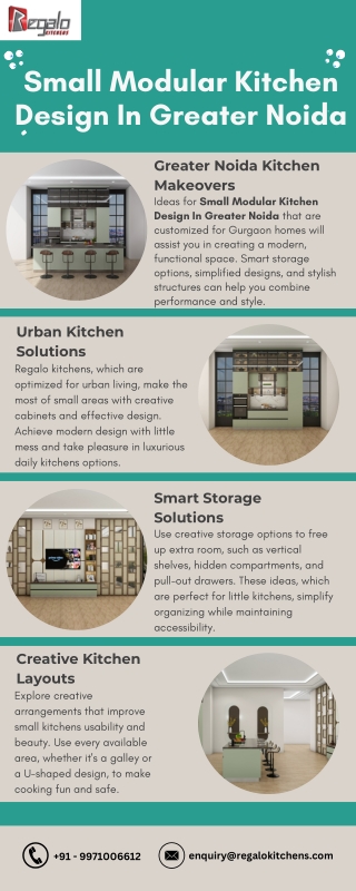 Small Modular Kitchen Design In Greater Noida