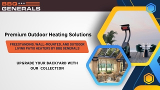 Premium Wall-Mounted Patio Heaters  - BBQ Generals