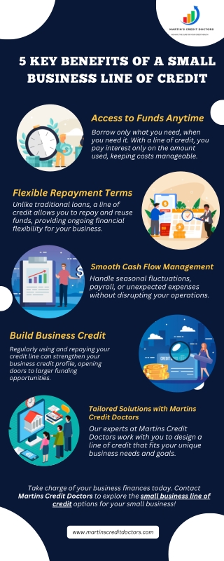 5 Key Benefits of a Small Business Line of Credit