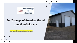 Self Storage of America, Grand Junction-Colorada - selfstorageofamerica