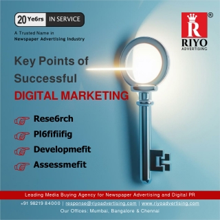 Key Points of Successful  DIGITAL MARKETING