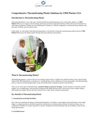 Comprehensive Thermoforming Plastic Solutions by CBM Plastics USA-pages-deleted