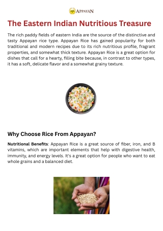 Buy appayan husking royal miniket rice online