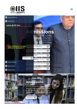 IIS (Deemed to be University) Jaipur - Best Girls University in Jaipur