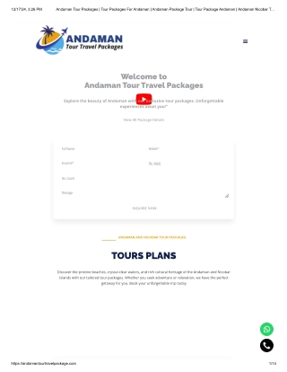 Andaman package tour