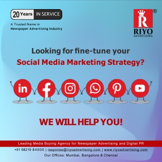 Looking for ﬁne-tune your  Social Media Marketing Strategy?