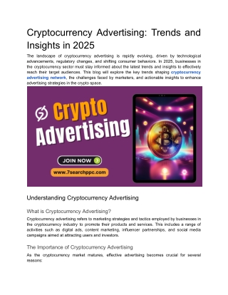 Cryptocurrency Advertising_ Trends and Insights in 2025