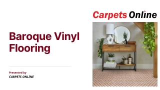 Transform Your Space with Elegant Baroque Vinyl Flooring