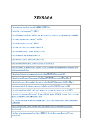 Zennara: Elevating Your Skin, Aesthetics, and Wellness