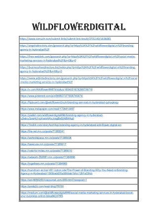 Wild Digital Flower: Your Partner in Creative Marketing