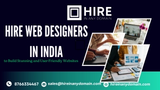 Hire Web Designers in India