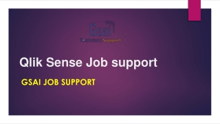 Qlik Sense Job support | Online job support from Hyderabad