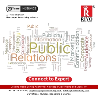 Connect to an expert in newspaper advertising agency