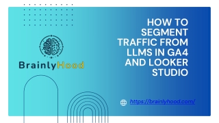 How to Segment LLM Traffic in GA4 and Looker Studio
