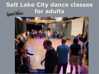Salt Lake City dance classes for adults