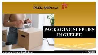 PACKAGING SUPPLIES IN GUELPH