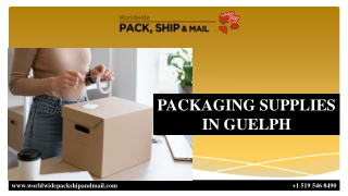 PACKAGING SUPPLIES IN GUELPH