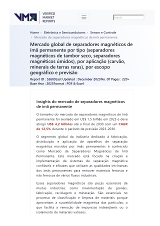 global-permanent-magnet-magnetic-separator-market-2019-by-manufacturers-regions-type-and-application-forecast-to-2024